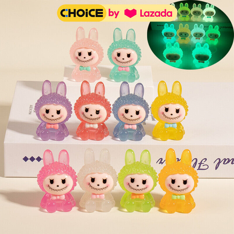 SIZE LỚN KHÔNG TÚI MÙ COMBO 10 CHARM DẠ QUANG PHÁT SÁNG TRANG TRÍ BÀN LÀM VIỆC BÀN HỌC GIAO MÀU NGẪU NHIÊN