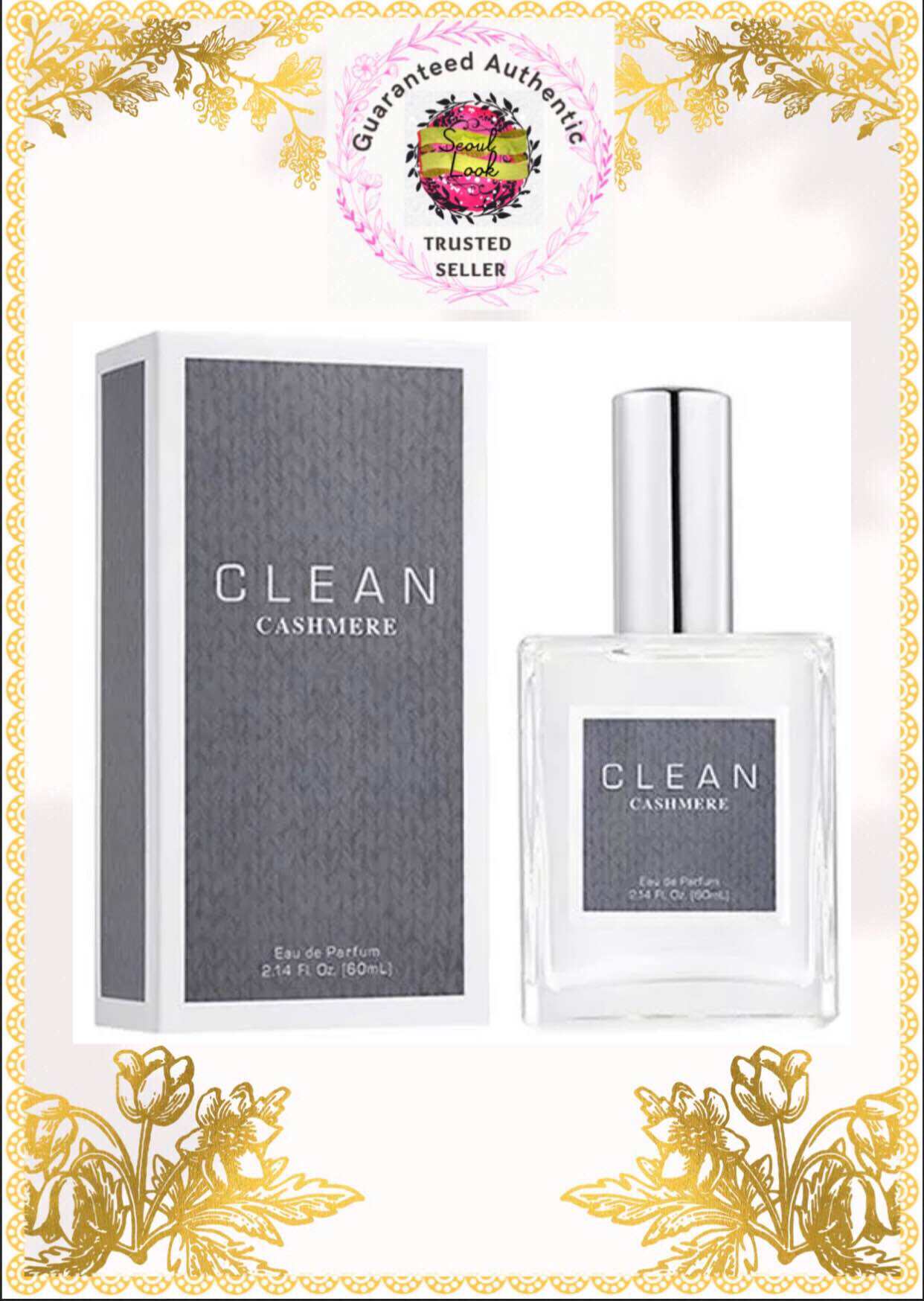 Clean Cashmere EDP 60ml for Unisex (Retail Packaging) - BNIB Perfume/Fragrance