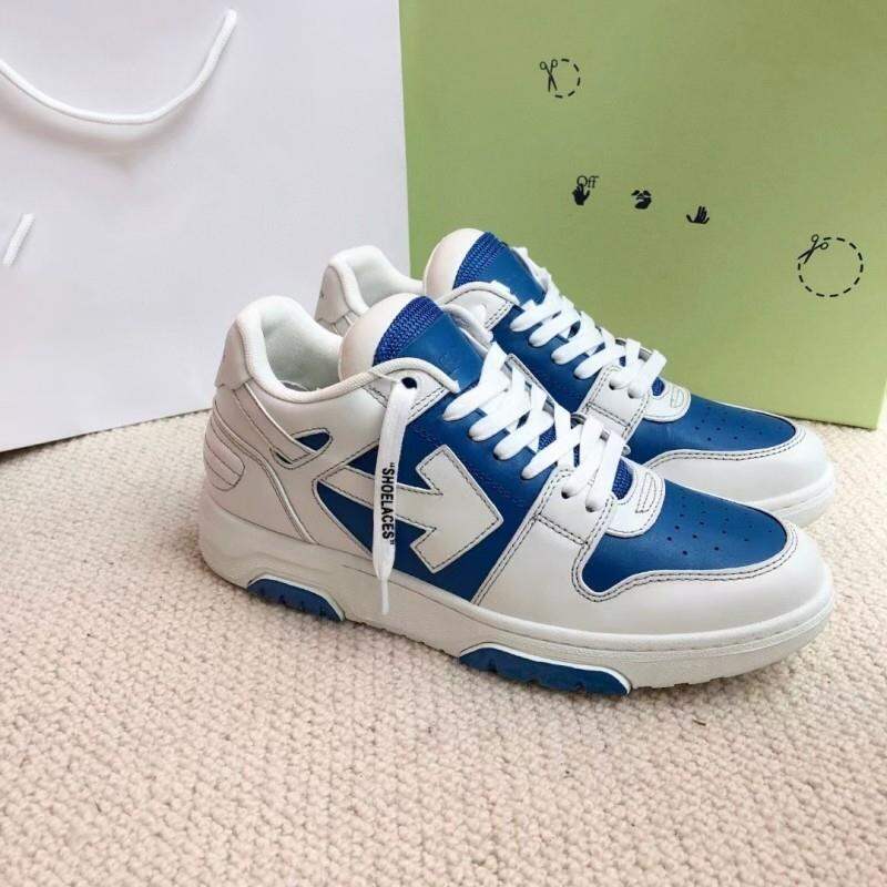 Off-White Thick-Heeled Casual Sports Shoes Unisex Fashionable Leisure Sneakers Luxury Women's Flat Footwear round Toe Mesh Inner · v10