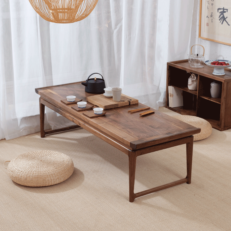 Youzhi Japanese Style Tatami Table Low Table Solid Wood Chinese Style