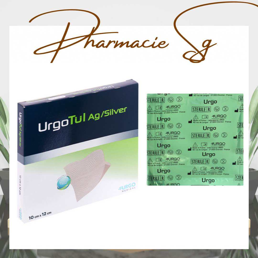 Urgotul Ag / Silver (URGO) Antibacterial, Quick To Heal, Dressing Without Pain, No Wounds