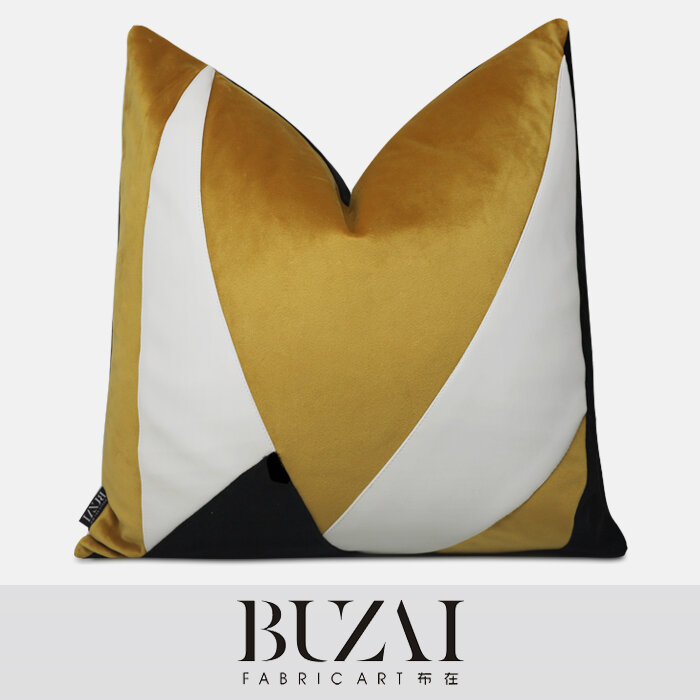 white leather pillow