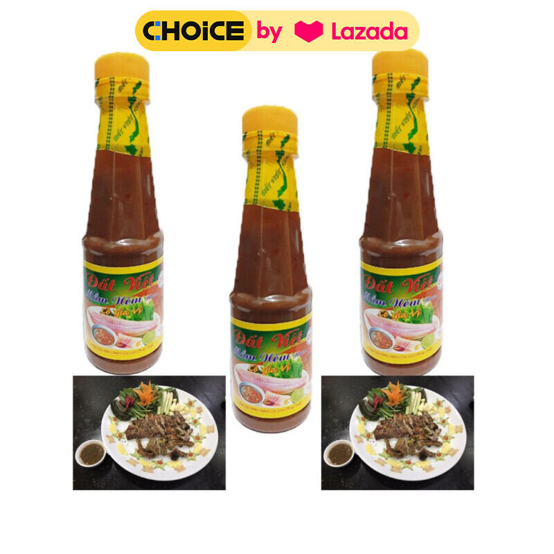 Mắm nêm pha sẵn Đất Việt 240ml dùng chấm thịt luộc, gỏi cuốn siêu ngon