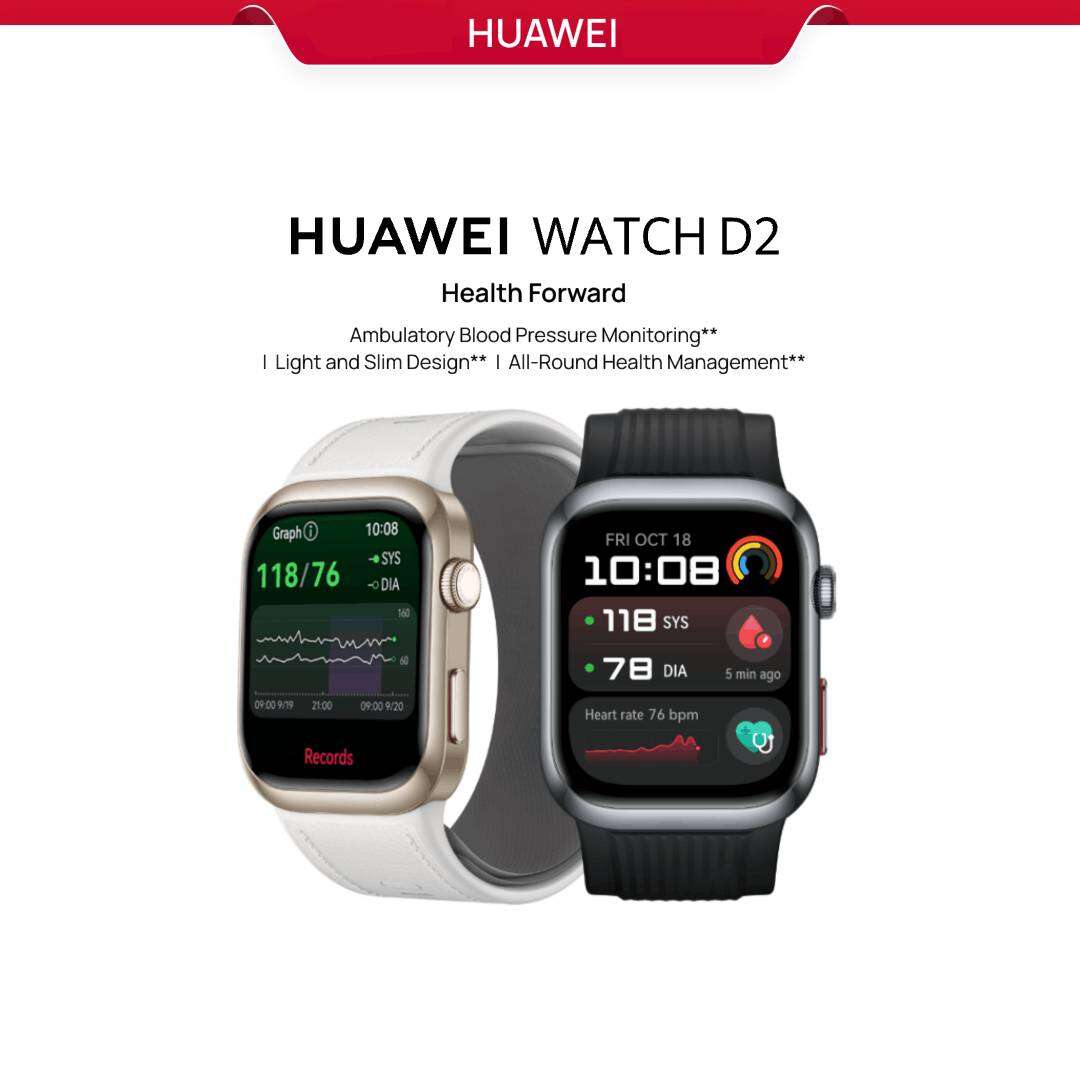 HUAWEI Watch D2 Smartwatch |The Ultimate Smartwatch for Health and Fitness | Light and Slim Design ราคา 13,190 บาท*ส่งฟรี