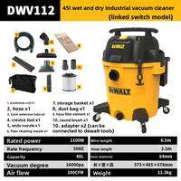 DeWalt | High-Power Large-Capacity Wet/Dry Industrial Vacuum Cleaner 23L