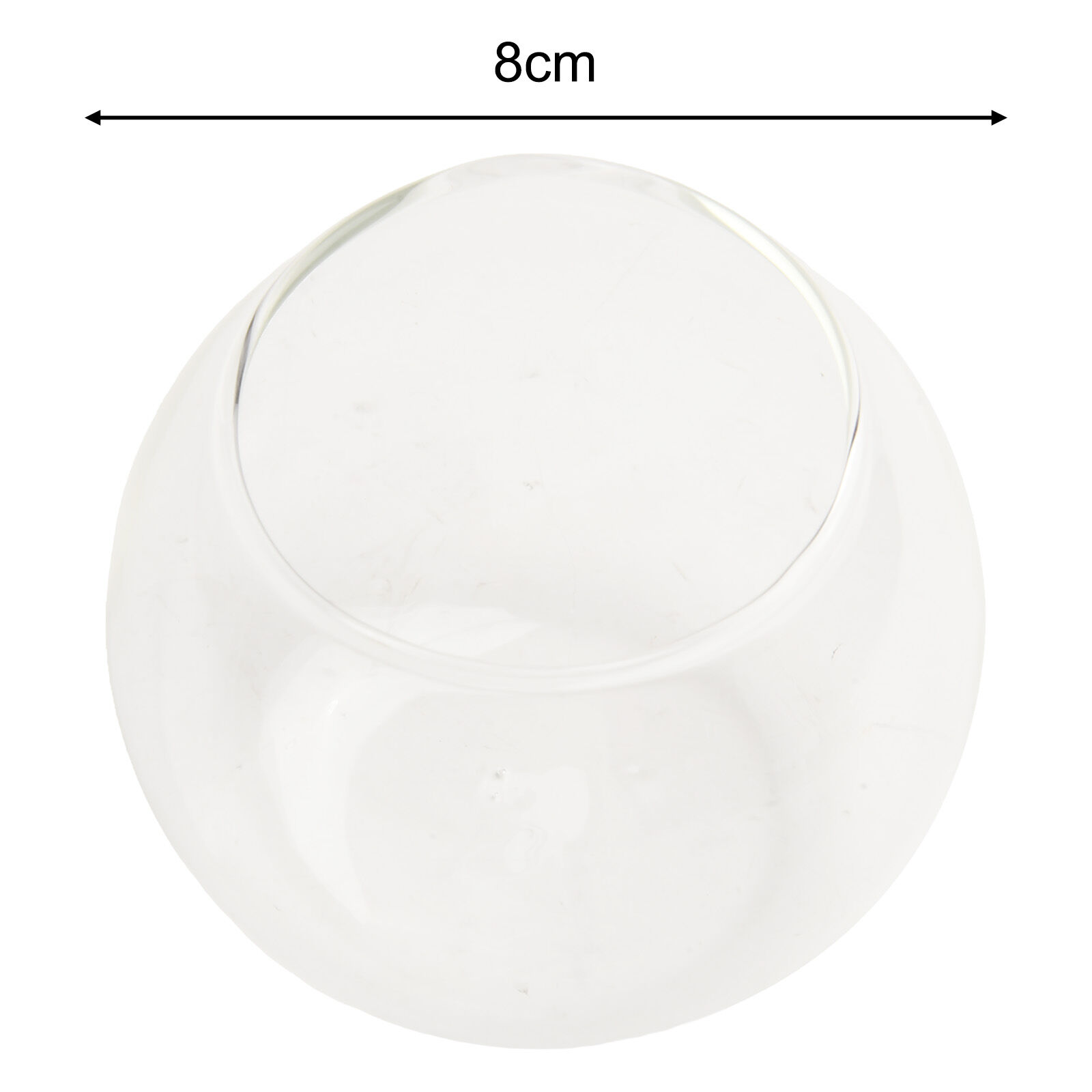 1 Pcs 8/10/12cm Landscape Glass Vase Succulent Plant Terrarium Container Flower Pots Transparent Glass Desktop Vases