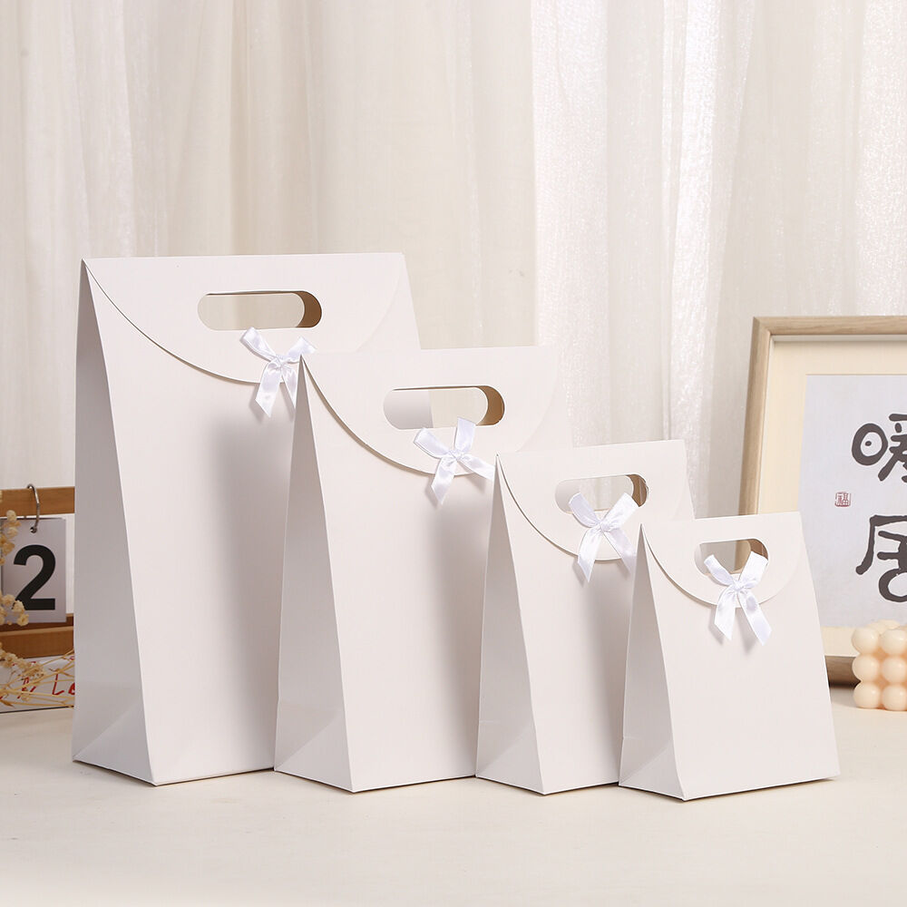 Simple Brown Paper Gift Tote Bags