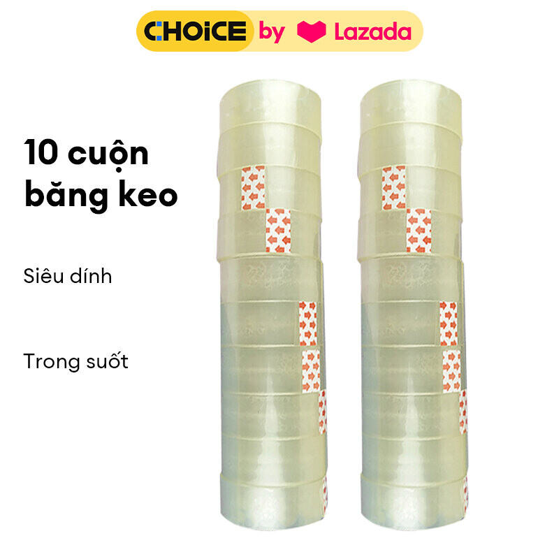Combo 10 cuộn băng keo trong loại nhỏ giá rẻ, băng keo trong siêu dính, băng keo cuộn trong suốt loại nhỏ, 10 cuộn băng keo trong suốt mini, băng keo dính giấy trong suốt loại nhỏ, Phát Huy Hoàng
