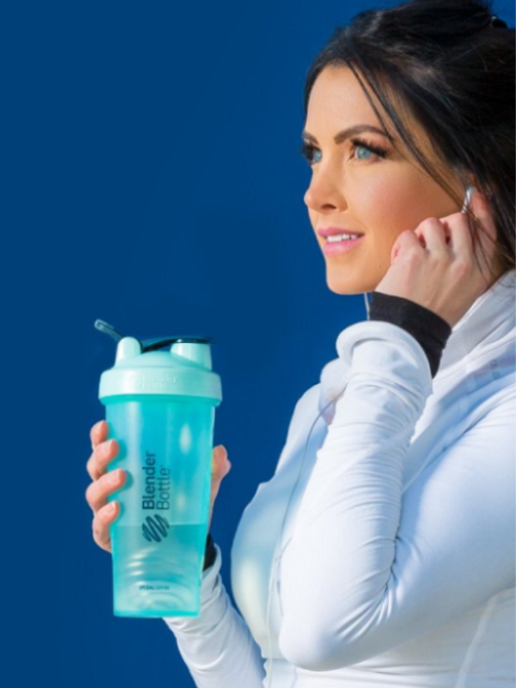 《314》Limited Collection Blender Bottle Fashion Fitness Sports Milkshake Dried Egg White Stirring Scale Shake Cup