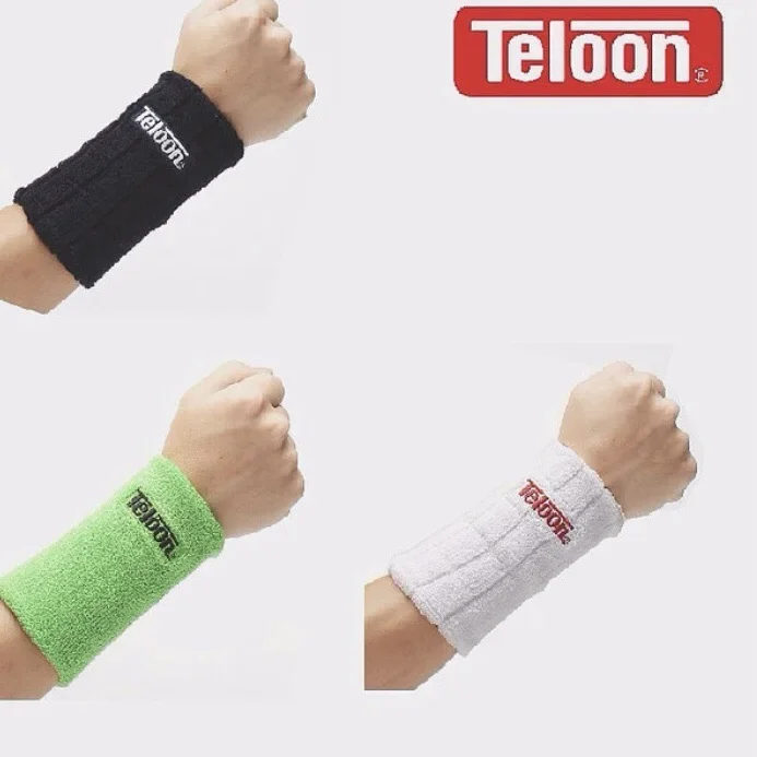 1 Piece | TELOON Tennis Wristband LONG Type (1 Pc / Pack) | Free Shipping by SingPost Normal "Postal Mail" Only