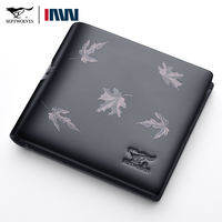 SEPTWOLVES | Mens Genuine Leather Wallet for College Students Young Adults