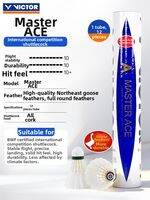 Victor | Durable Goose Feather Badminton 12 Pieces