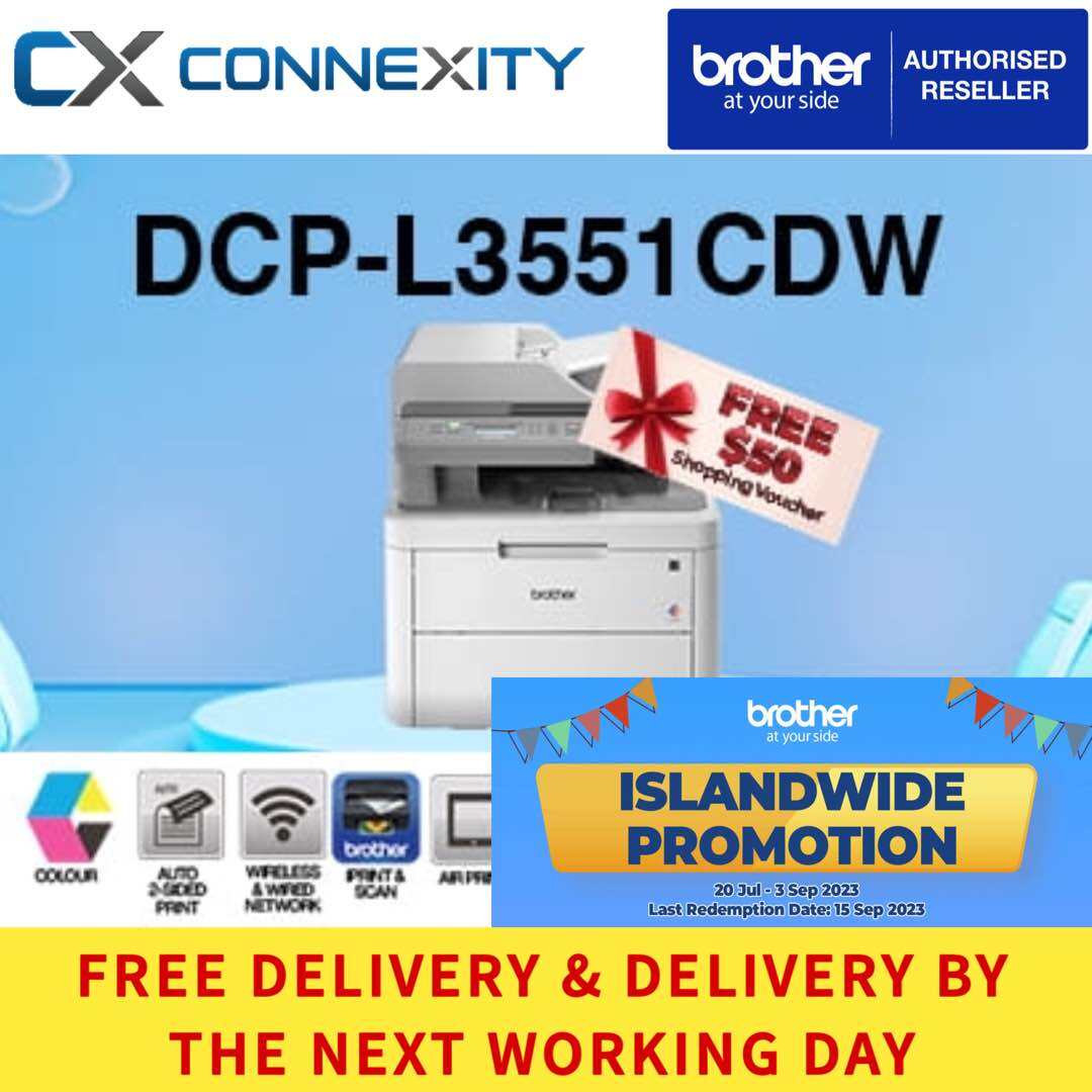 Brother Dcp L3551cdw Colour Laser Printer 