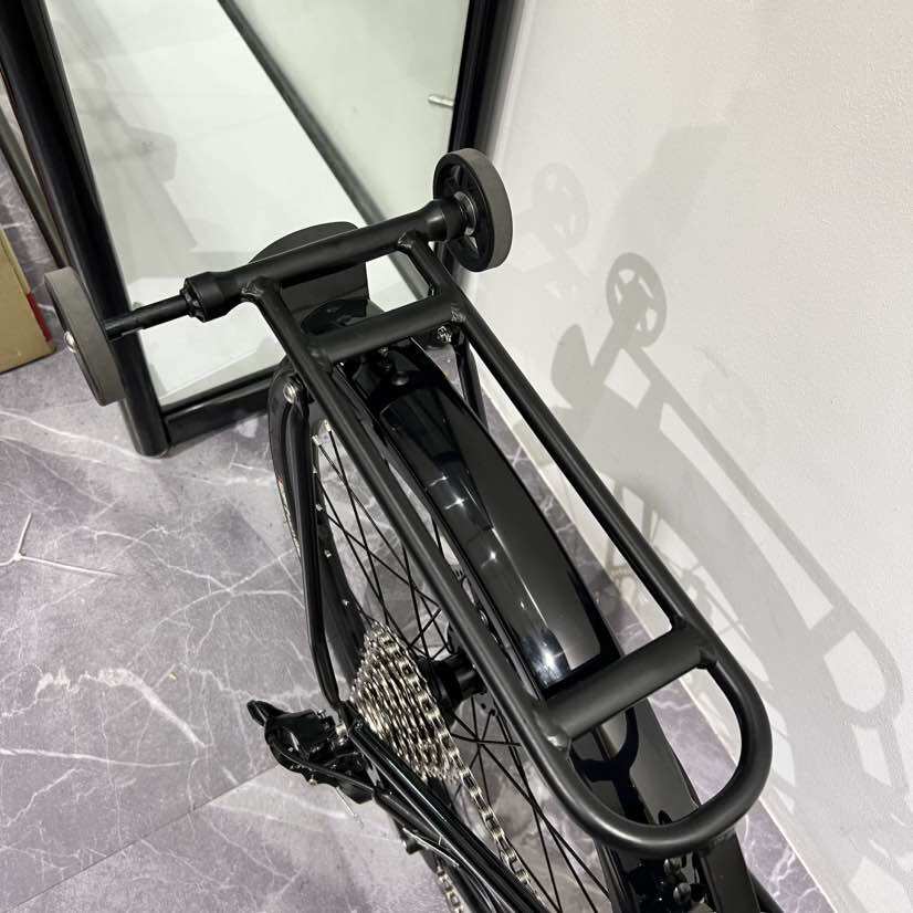 Liaoge D9 trifold bike disc brake 16” 20” external 9 speed Chromoly Steel frame compact folding · v5