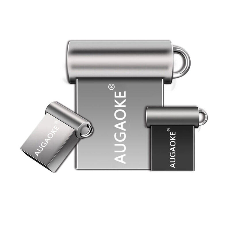 Augaoke ổ usb nhỏ 32gb 64gb 128gb thẻ nhớ cho máy tính điện thoại di động 64gb 2.0 kim loại usb flash ổ đĩa 128gb 64gb 32gb thẻ nhớ usb thẻ nhớ usb