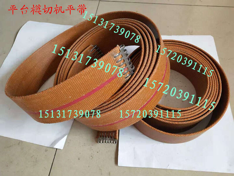 Platform DieCutter Flat Belt Die Cutting Machine Flat Belt Canvas