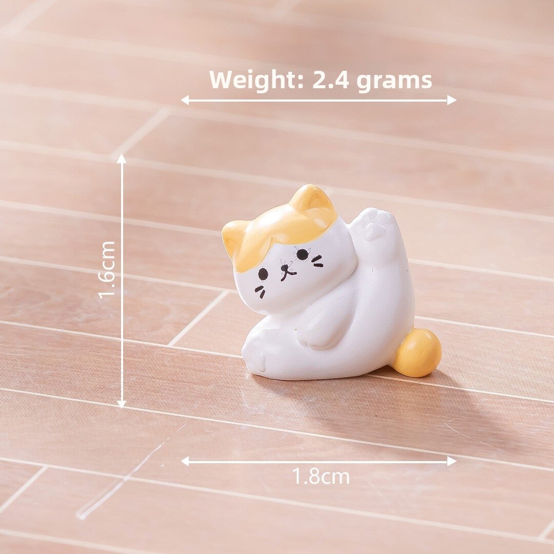 Cute Kitten Theme Miniature DIY Dollhouse Decor