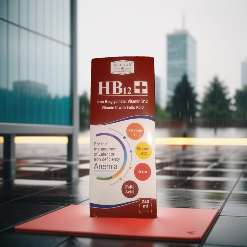 HB12+ Iron Deficiency and Fresh Blood Booster Supplement. 