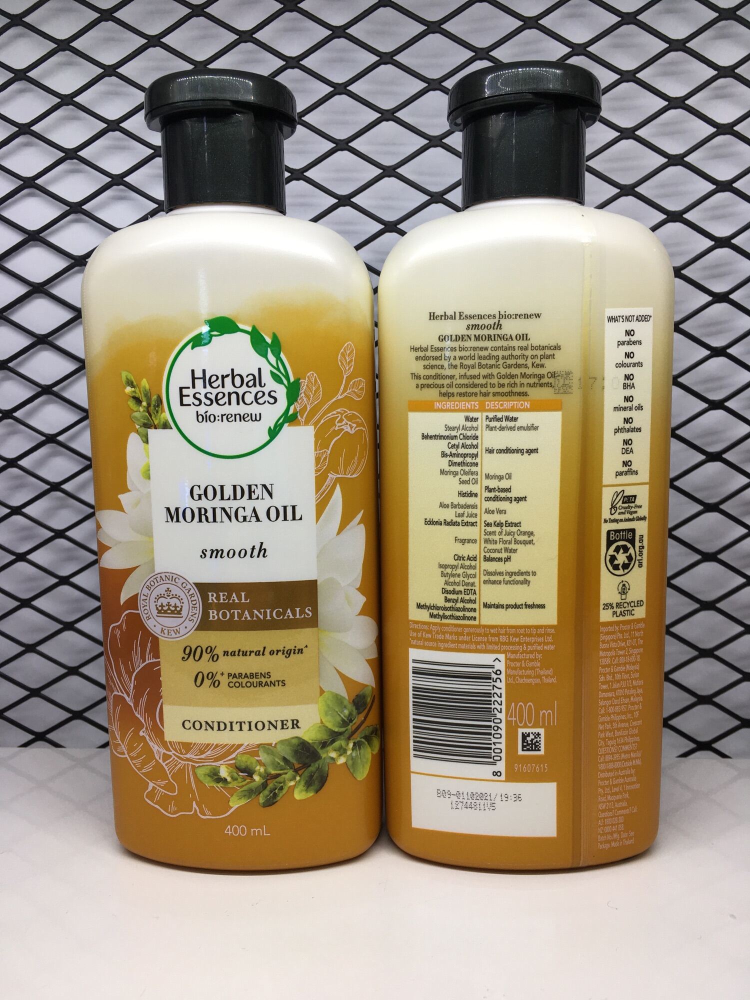 Herbal Essences (Bundle of 2) Smooth Golden Moringa Oil Conditioner 400ml |  Lazada Singapore