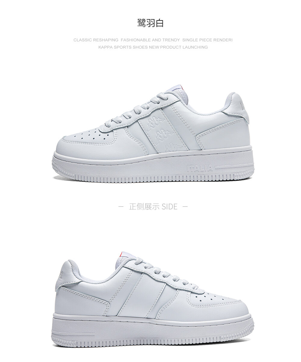 Scarpe casual da donna Kappa 2025 Estate New Style Retro Sneakers sportive con fondo spesso alzato versatili e piatte con punta tonda