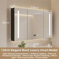 XUANXISHI | Anti-Fog Smart Touch Bathroom Mirror Cabinet Wall-Mounted