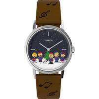Timex PEANUTS 34mm Watch - Brown (TW2W47200)