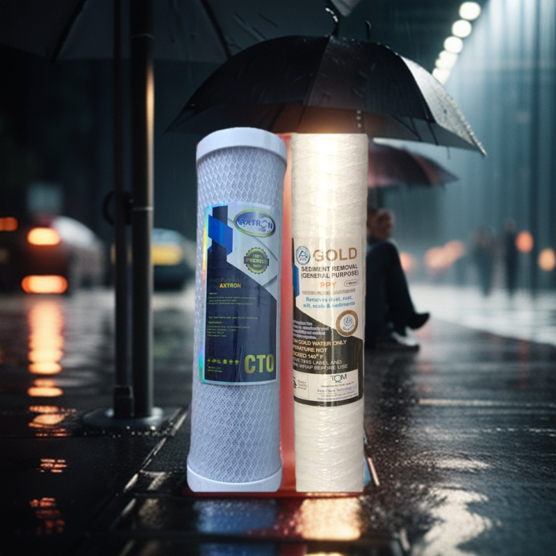 Water Filter Cartridges Set axtron PPY and Axtron CTO cartridge. 