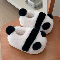 XIXITIAO | Cute Panda New Winter Comfortable Warm Home Slippers