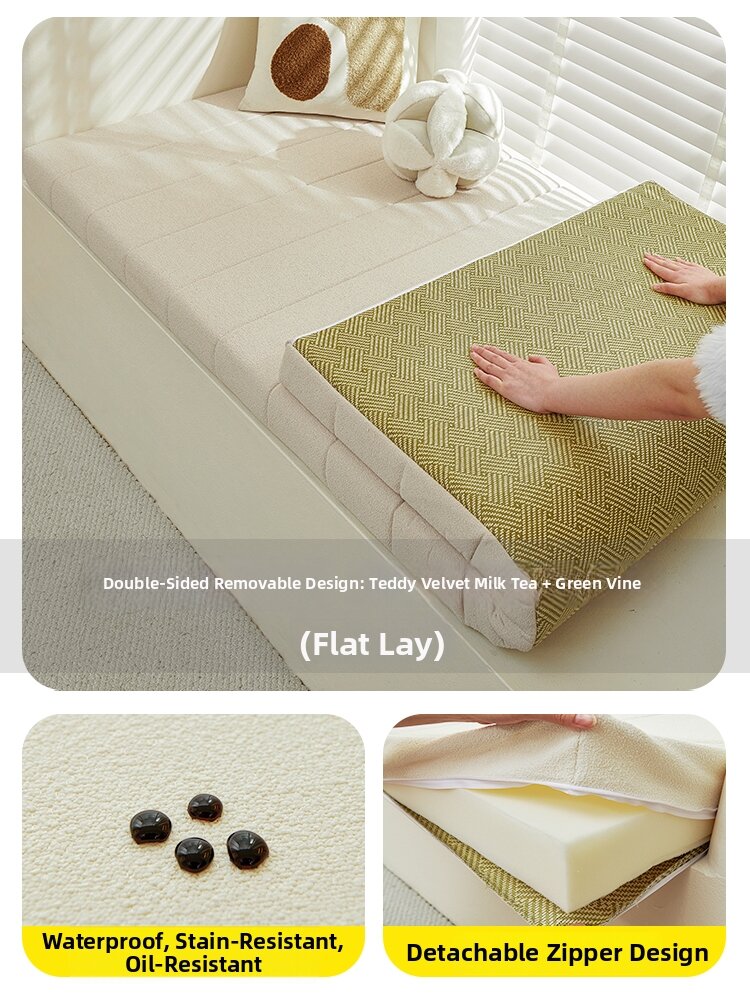 zhengnuan | Custom Luxury Dual-Sided Seat Cushion For Balcony Windowsill and Bay Window