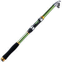 Sougayilang 4 Colors Telescopic Fishing Rod 1.8m-3.3m Glass Fiber EVA Handle Carp Spinning Rod Fishing Pole Fishing Weight 5kg