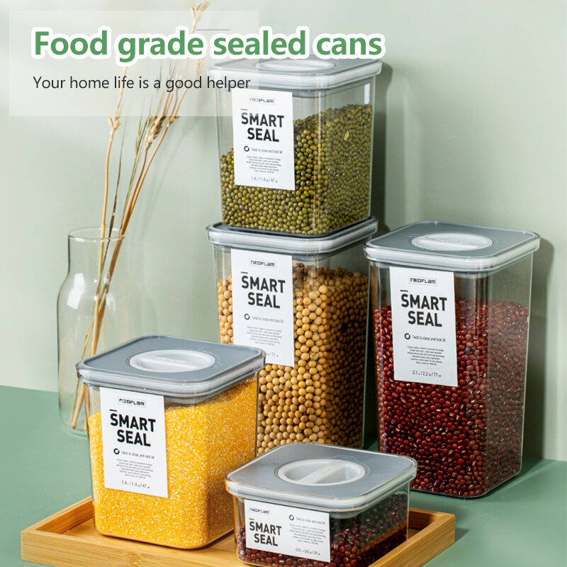 SuperSeal Household Food Storage Container by Knob Switch