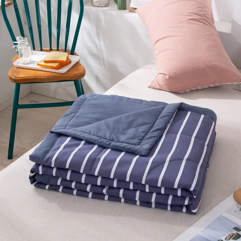Washable Machine Washable All Cotton Quilt Inner Air Conditioning Quilt Summer Cool Quilt Summer Thin Single Double Student Dormitory Children Quilt