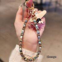 Wrist Short Design Metal Chain Phone Lanyard