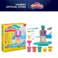 Play-Doh Rainbow Swirl Ice Cream Playset with 7 Pretend Play Kitchen Accessories Arts and Crafts Toys for 3 Year Old Girls and Boys and Up