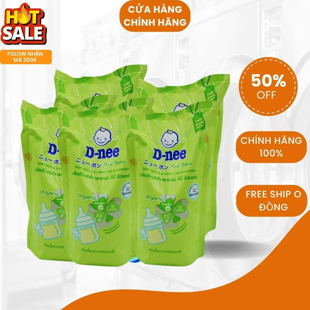 Nước rửa bình sữa D-nee Organic 550 ML