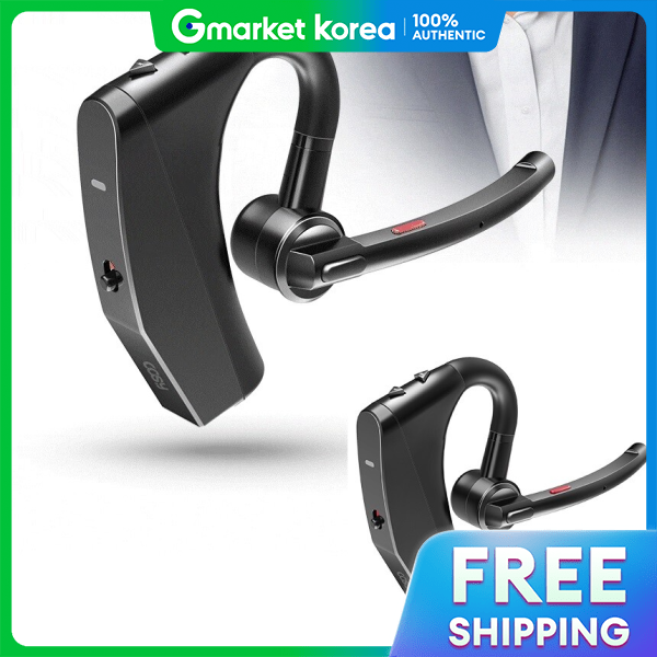 Qualcomm Noise-Canceling Bluetooth Wireless Earphones V5.2, Ear-Hook Type, Hands-Free, 1-Year Free