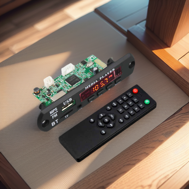 Modul MP5 Audio Bluetooth 5.1 Universal dengan Remote Control dan Digital Display untuk video Player Harga 90,000 rupiah*Gratis Ongkir
