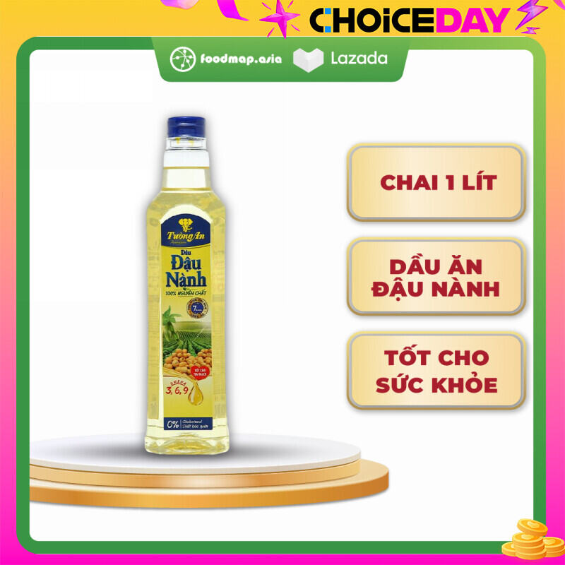 Dầu Ăn Đậu Nành Tường An Chai 1 Lít