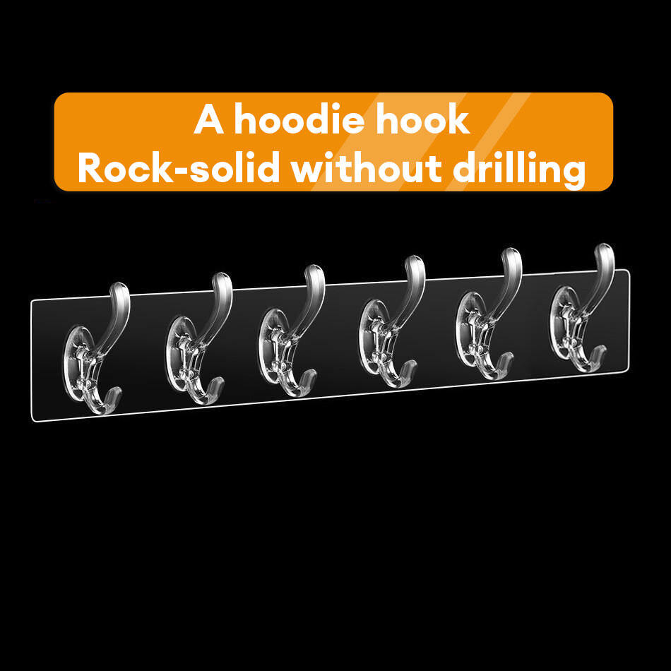 5G Gantungan Tempel Super Kuat isi 6 Hook | Gantungan Serbaguna | Gantungan Dinding | COD Harga 3,211 rupiah*Gratis Ongkir