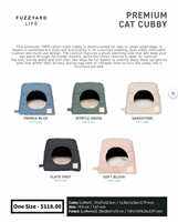 FuzzYard Life Premium Cat Cubby (Different Colours Available!)
