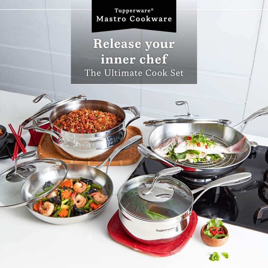 Tupperware Mastro Cookware (Tupperware Saucepan/ Tupperware Frypan