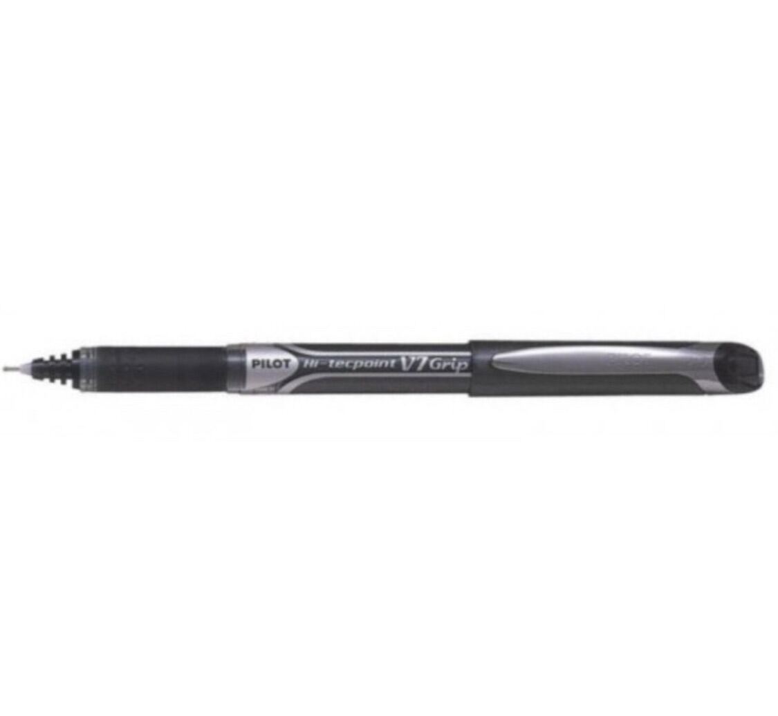 Pilot Hi-Tecpoint V7 Grip Roller ball Pen (3 pieces) (0.7mm)(Black ...