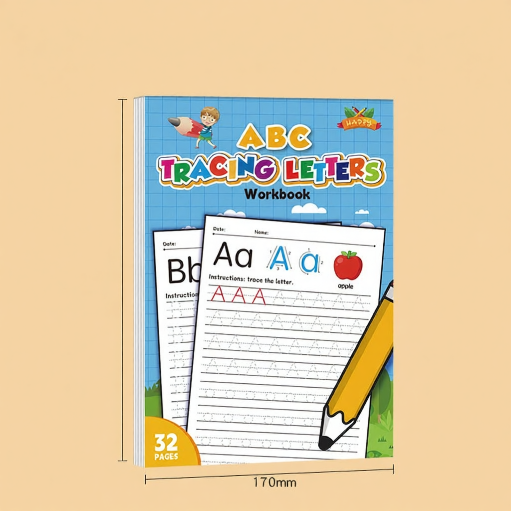 ZHIDIXING | English Letter & Word Practice Book ABC Basic Training Copybook