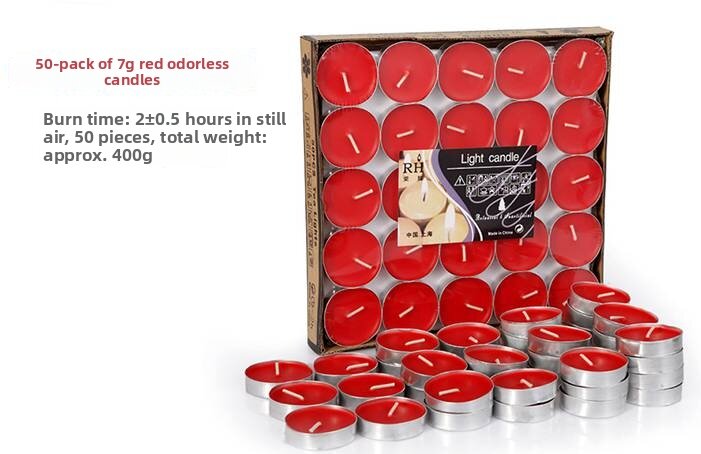 Smokeless Scentless Romantic Aromatic Tea Light Candle