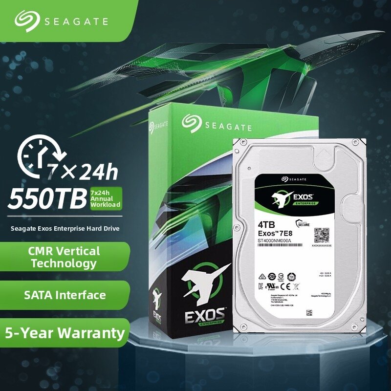 Seagate Enterprise Grade NAS Hard Drive 4TB