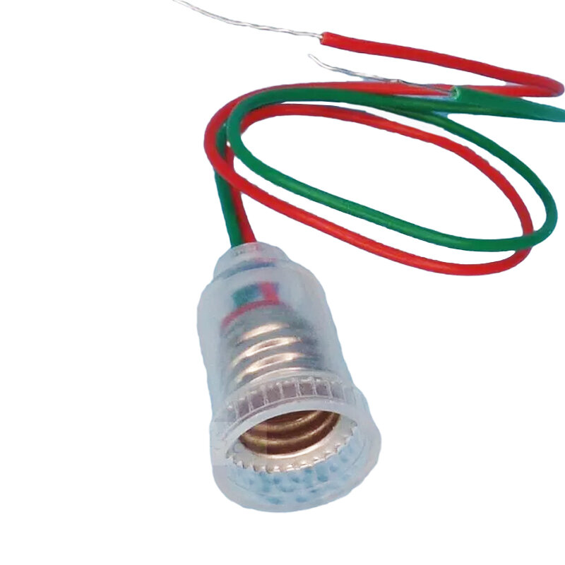 【F2-MAX111】10Pcs E10 Lamp Holder With Wire E10 Lamp Base Teaching Instrument Lampholder