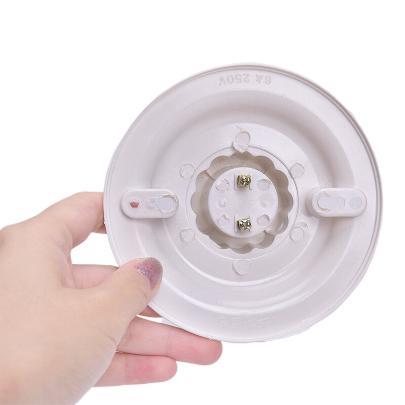 Good Quality E27 LED Light Bulb Holder Round Socket E27 Base Hanging Lamp Socket Screw Base
