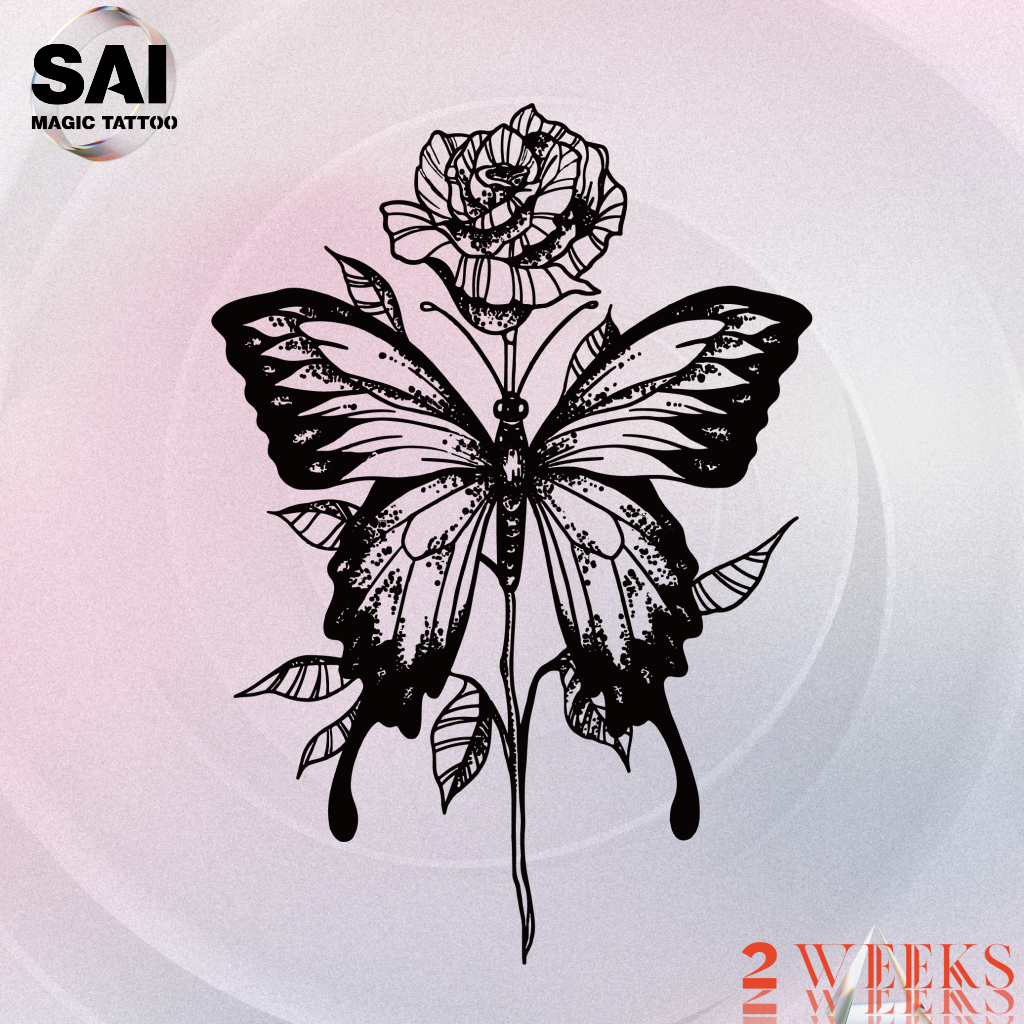 SAI MAGIC TATTOO Lasts to 2 weeks 18CM×11CM Tattoo sticker waterproof long lasting Temporary fake tattoo 15