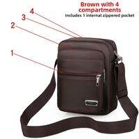 Men Multifunction Oxford Cloth Single Shoulder Bag