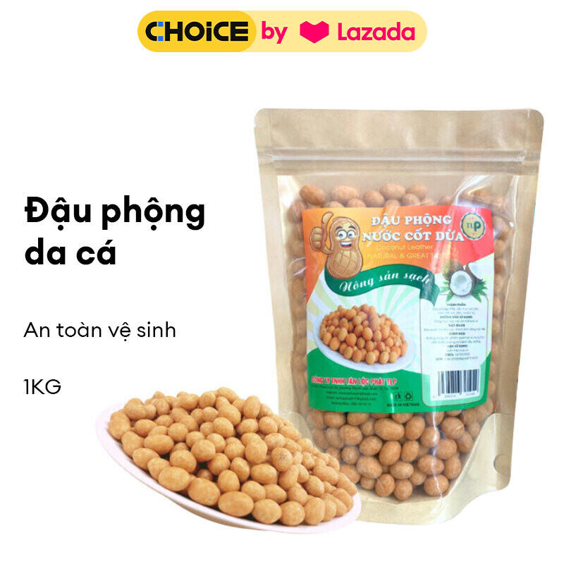 1kg đậu phộng da cá nước cốt dừa Tân Lộc Phát